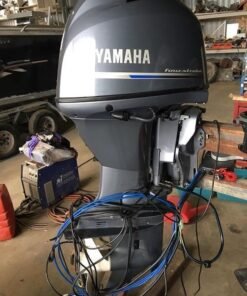 Used 2015 Yamaha 70 Hp 4-Stroke 25 Shaft Remote Steer Power Tilt & Trim Outboard Motor