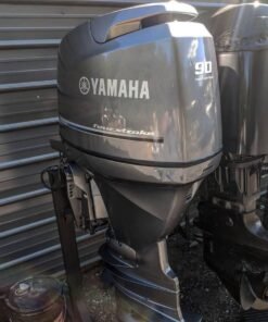 Used 2010 Yamaha 90 Hp 4-Stroke 20 Shaft Outboard Motor