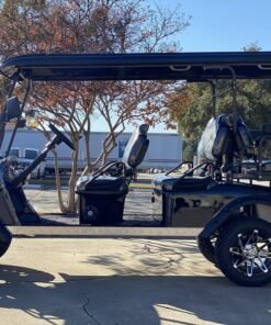 DYNAMIC ENFORCER FULLY LOADED LIMO GOLF CART BLACK - FULLY ASSEMBLED AND TESTED