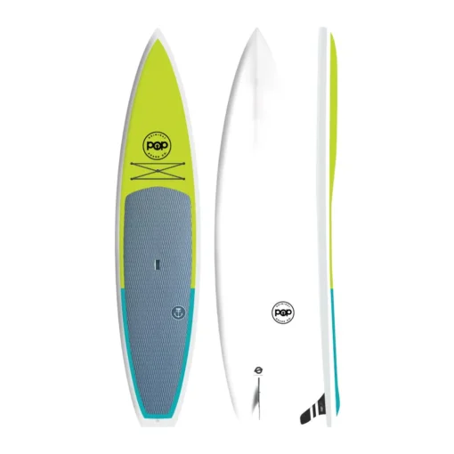 Pop Board Co 11'6 Amigo Turbo Lime/Turq Rigid Stand up Paddleboard