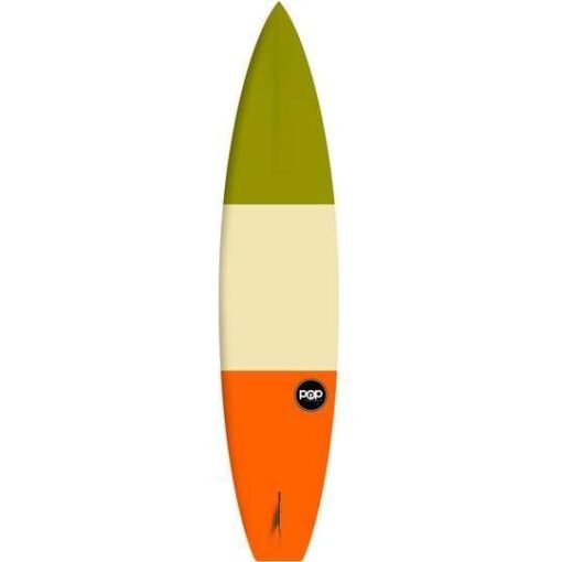 Pop Board Co 12 Americana Green/Cream Touring Stand up Paddleboard