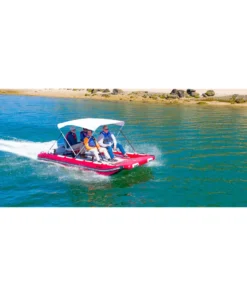 Sea Eagle FastCat14™ Catamaran Inflatable Boat Swivel Seat Canopy Package FASTCAT14K_SWC