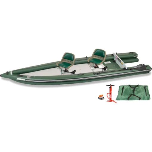 Sea Eagle FishSkiff™ 16 Inflatable Fishing Boat Solo Startup Package FSK16K_ST