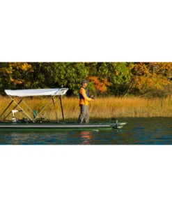 Sea Eagle FishSkiff™ 16 Inflatable Fishing Boat 2 Person Swivel Seat Canopy Package FSK16K_SWC