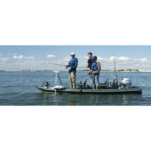 Sea Eagle FishSkiff™ 16 Inflatable Fishing Boat 2 Person Swivel Seat Package FSK16K_SW