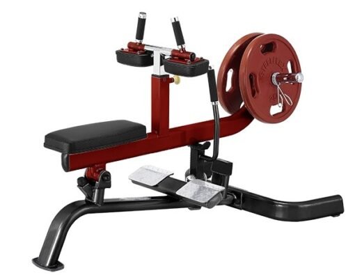 Steelflex Plateload PLSC Leverage Seated Calf Press Weight Machine