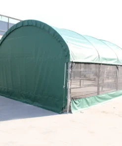 13' x 13' Livestock Corral Shelter with front door