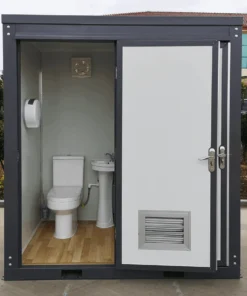 2 Private Toilet Stalls Portable Restroom