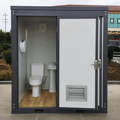 2 Private Toilet Stalls Portable Restroom