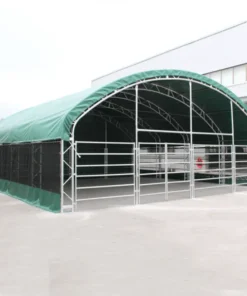 20' x 20' Livestock Corral Shelter with front door